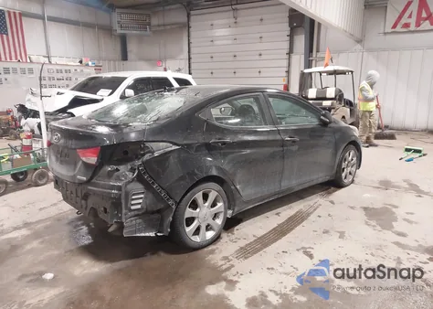 2012 Hyundai Elantra Limited (Ulsan Plant) из США, поврежденный, VIN KMHDH4AE5CU254033